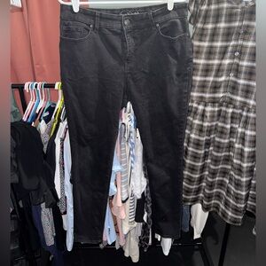 Gloria Vanderbilt Charcoal Jeans- 12